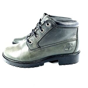 Timberland Nellie Chukka Hiker Leather Boots Women's 6.5M Green Waterproof